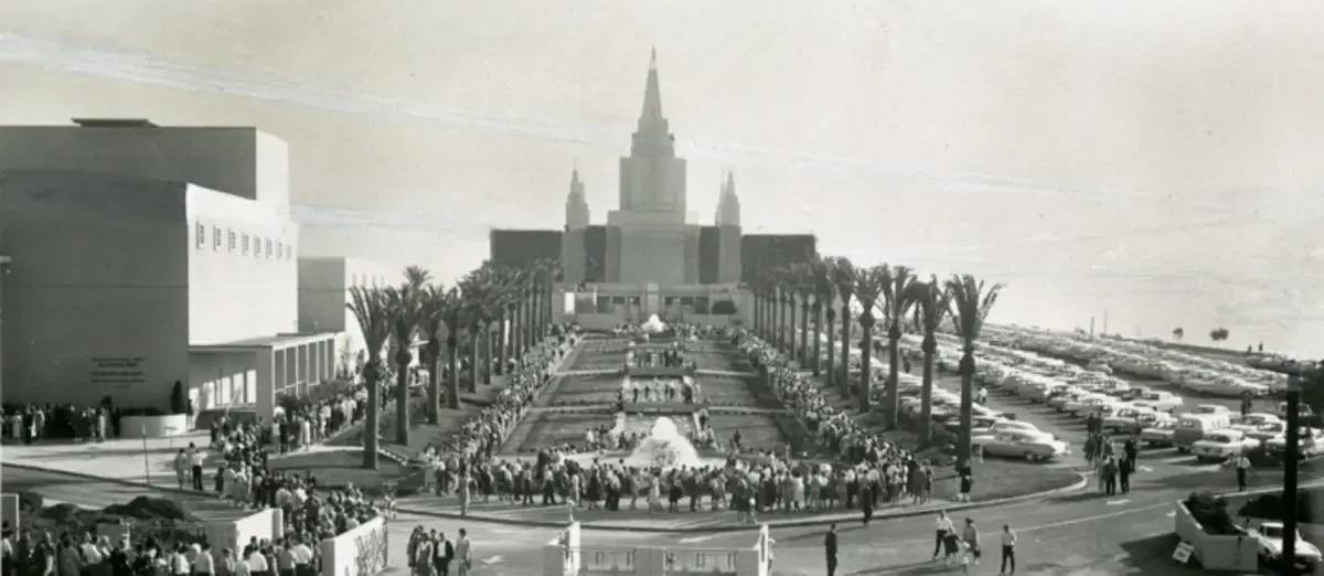 Oakland California Temple Open House 1964