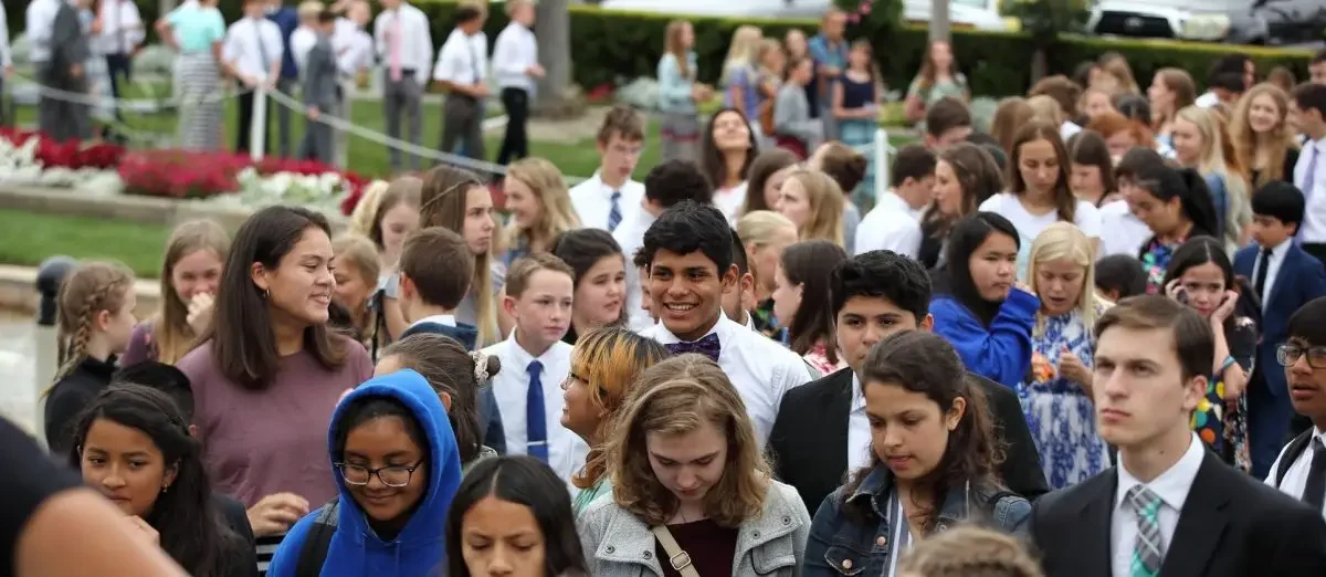 Oakland Temple Redidcation Youth Devotional Line